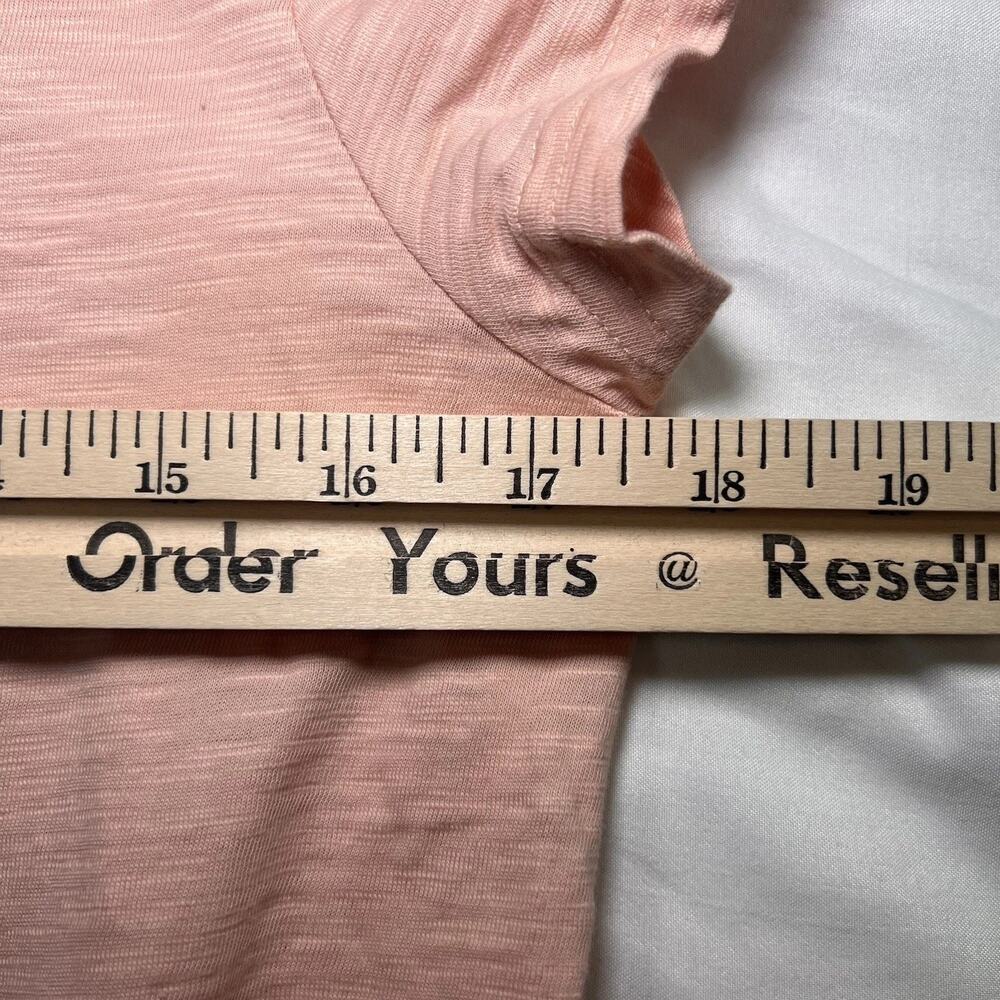 Pact Relaxed Slub Weekend Dress Size M Peach Tie Waist Organic Cotton Minimalist - Picture 5 of 10